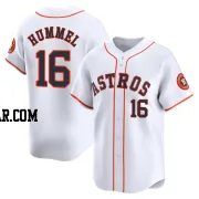 Cooper Hummel Men's Houston Astros White Limited Home Jersey