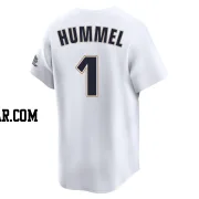 Cooper Hummel Men's Houston Astros White Limited Throwback Cooperstown Collection Jersey