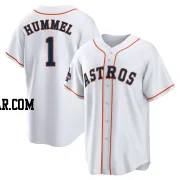Cooper Hummel Men's Houston Astros White Replica 2022 World Series Champions Home Jersey