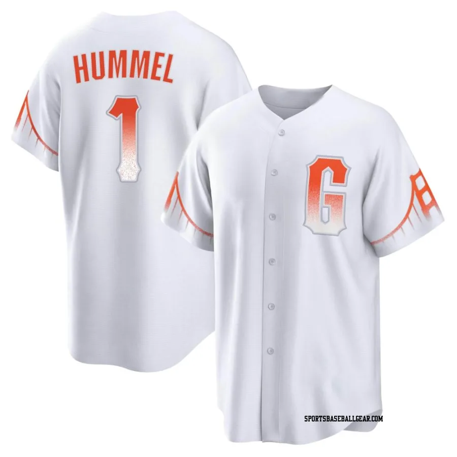Cooper Hummel Men's San Francisco Giants White Replica 2021 City Connect Jersey