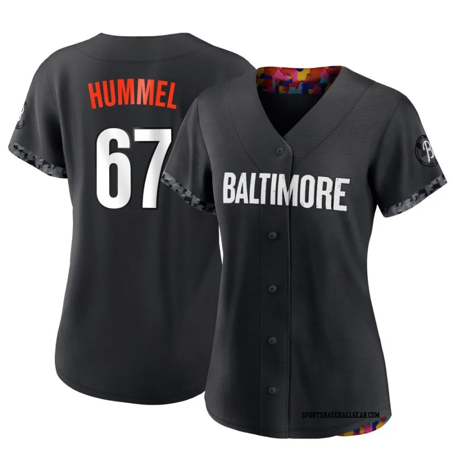 Cooper Hummel Women's Baltimore Orioles Black Replica 2023 City Connect Jersey