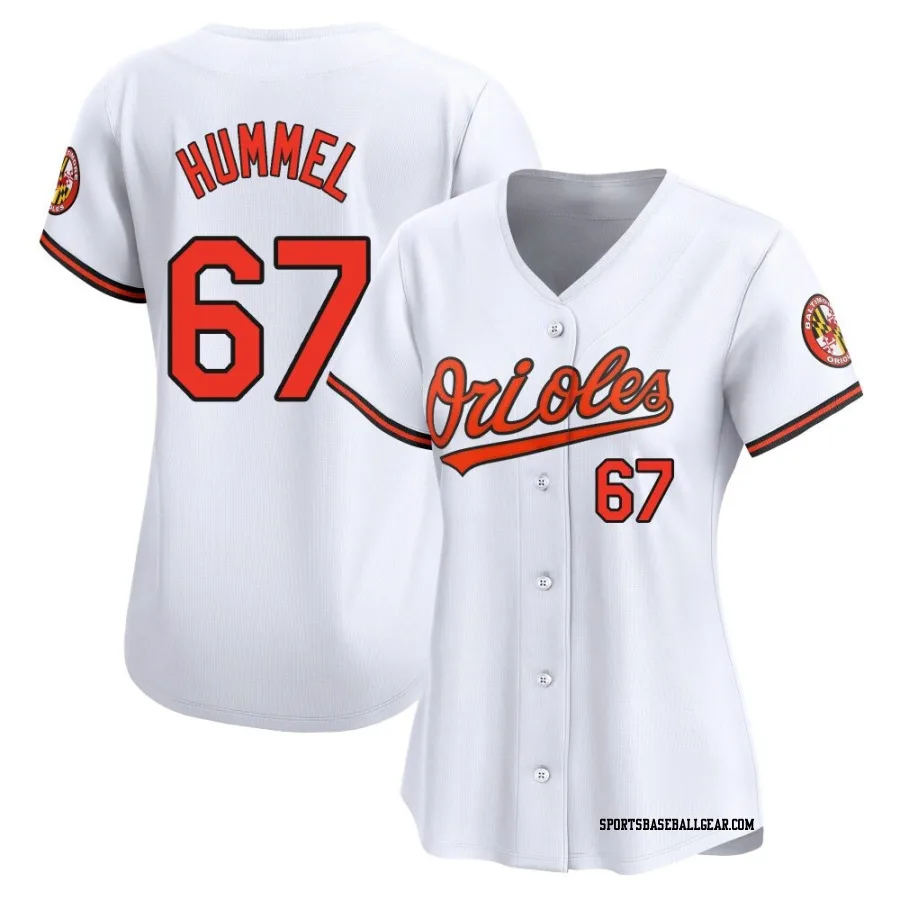 Cooper Hummel Women's Baltimore Orioles White Limited Home Jersey