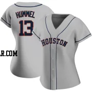 Cooper Hummel Women's Houston Astros Gray Authentic Road 2020 Jersey