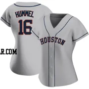 Cooper Hummel Women's Houston Astros Gray Authentic Road 2020 Jersey