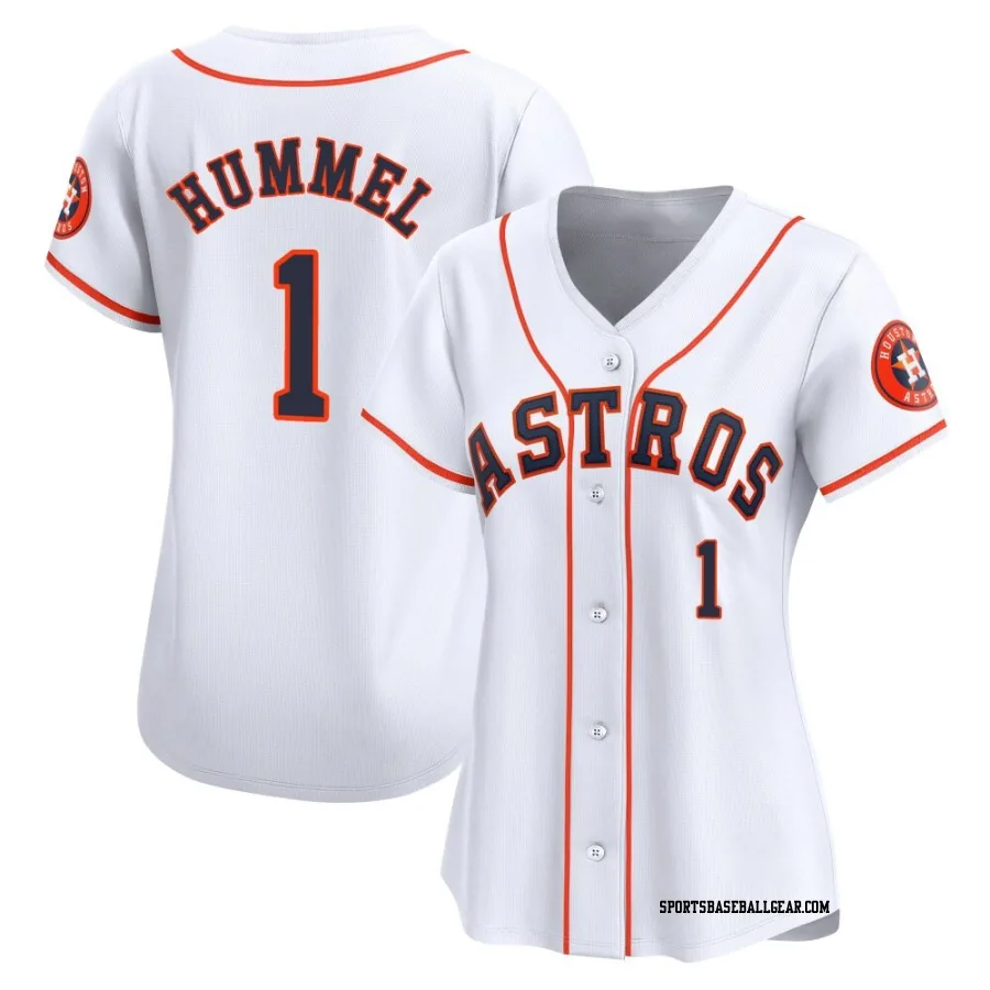 Cooper Hummel Women's Houston Astros White Limited Home Jersey