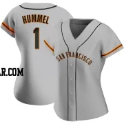 Cooper Hummel Women's San Francisco Giants Gray Authentic Road Jersey