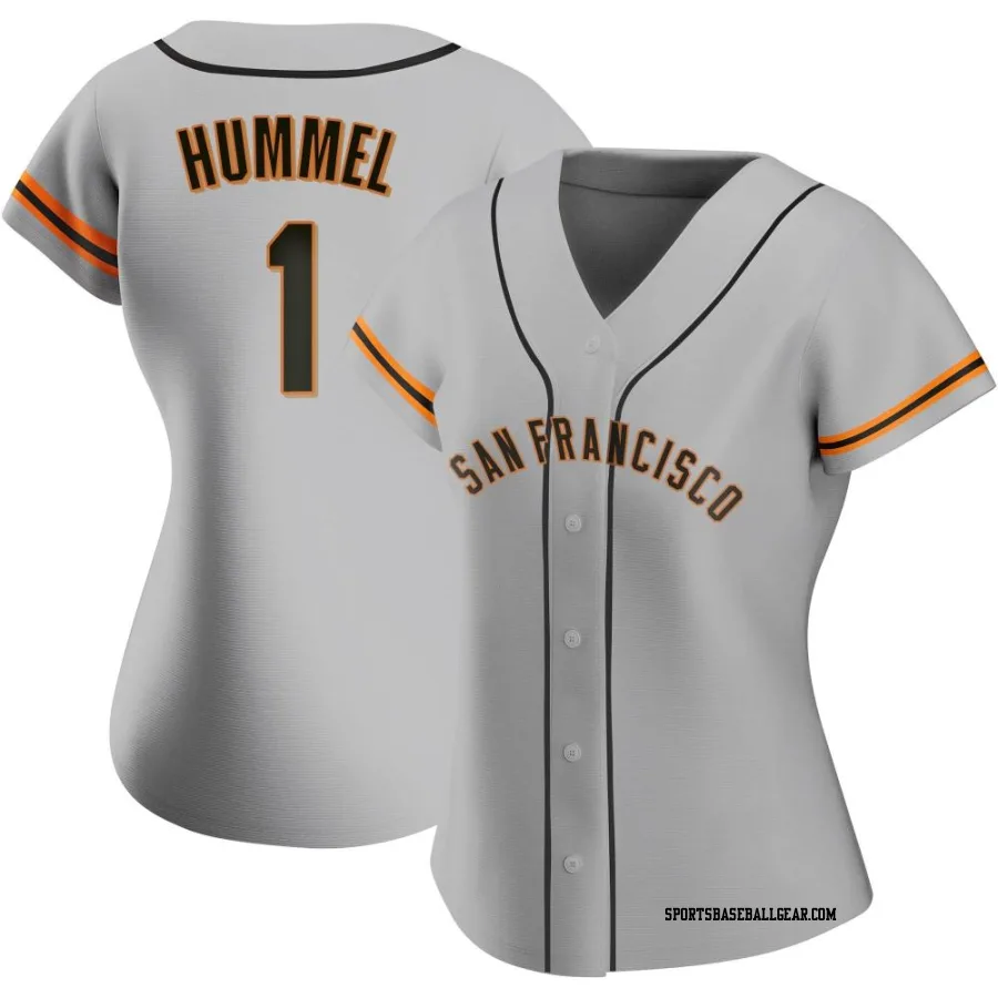 Cooper Hummel Women's San Francisco Giants Gray Replica Road Jersey