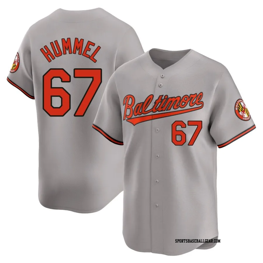 Cooper Hummel Youth Baltimore Orioles Gray Limited Road Jersey