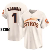 Cooper Hummel Youth Houston Astros Cream Limited Throwback Cooperstown Collection Jersey
