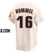 Cooper Hummel Youth Houston Astros Cream Limited Throwback Cooperstown Collection Jersey
