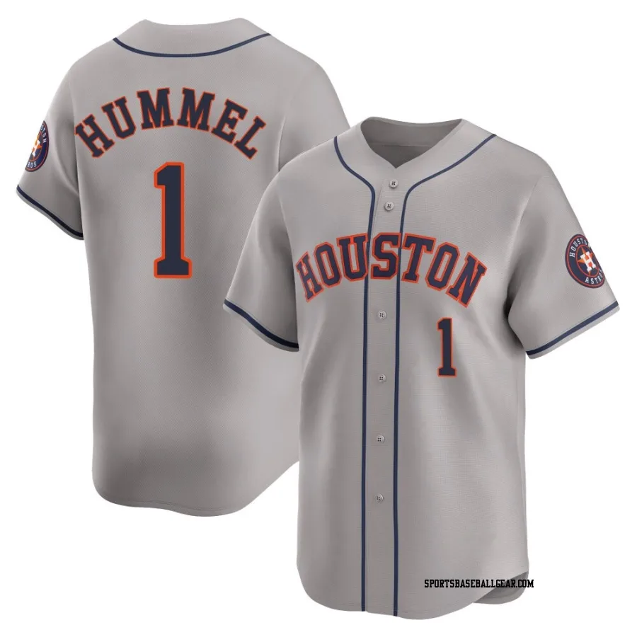Cooper Hummel Youth Houston Astros Gray Limited Away Jersey
