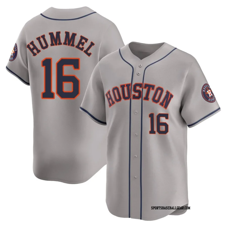 Cooper Hummel Youth Houston Astros Gray Limited Away Jersey
