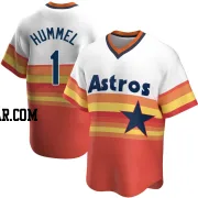 Cooper Hummel Youth Houston Astros White Replica Home Cooperstown Collection Jersey