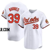 Corbin Burnes Men's Baltimore Orioles White Limited Home Jersey