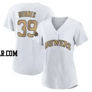 Corbin Burnes Women's Milwaukee Brewers White Game Authentic 2022 All-Star Jersey