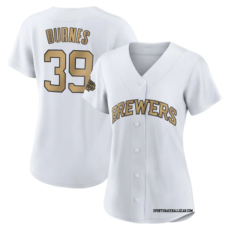 Corbin Burnes Women's Milwaukee Brewers White Game Authentic 2022 All-Star Jersey