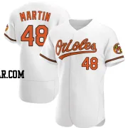 Corbin Martin Men's Baltimore Orioles White Authentic Home Jersey