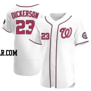 Corey Dickerson Men's Washington Nationals White Authentic Home Jersey