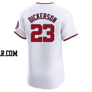 Corey Dickerson Men's Washington Nationals White Elite Home Jersey