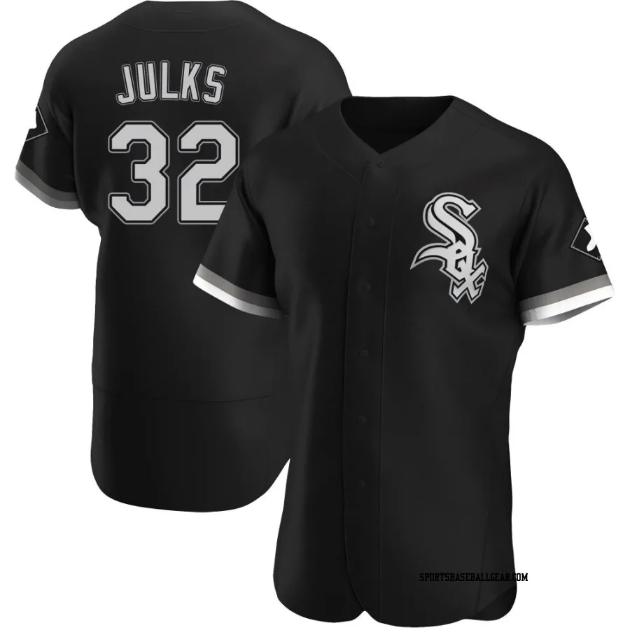Corey Julks Men's Chicago White Sox Black Authentic Alternate Jersey