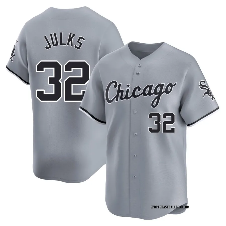 Corey Julks Men's Chicago White Sox Gray Limited Road Jersey