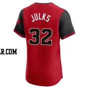 Corey Julks Men's Chicago White Sox Red/Black Elite 2025 City Connect Jersey