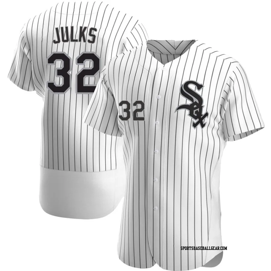 Corey Julks Men's Chicago White Sox White Authentic Home Jersey