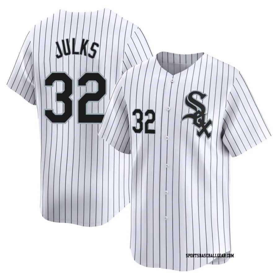 Corey Julks Men's Chicago White Sox White Limited Home Jersey
