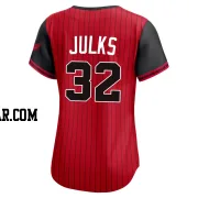 Corey Julks Women's Chicago White Sox Red/Black Limited 2025 City Connect Jersey