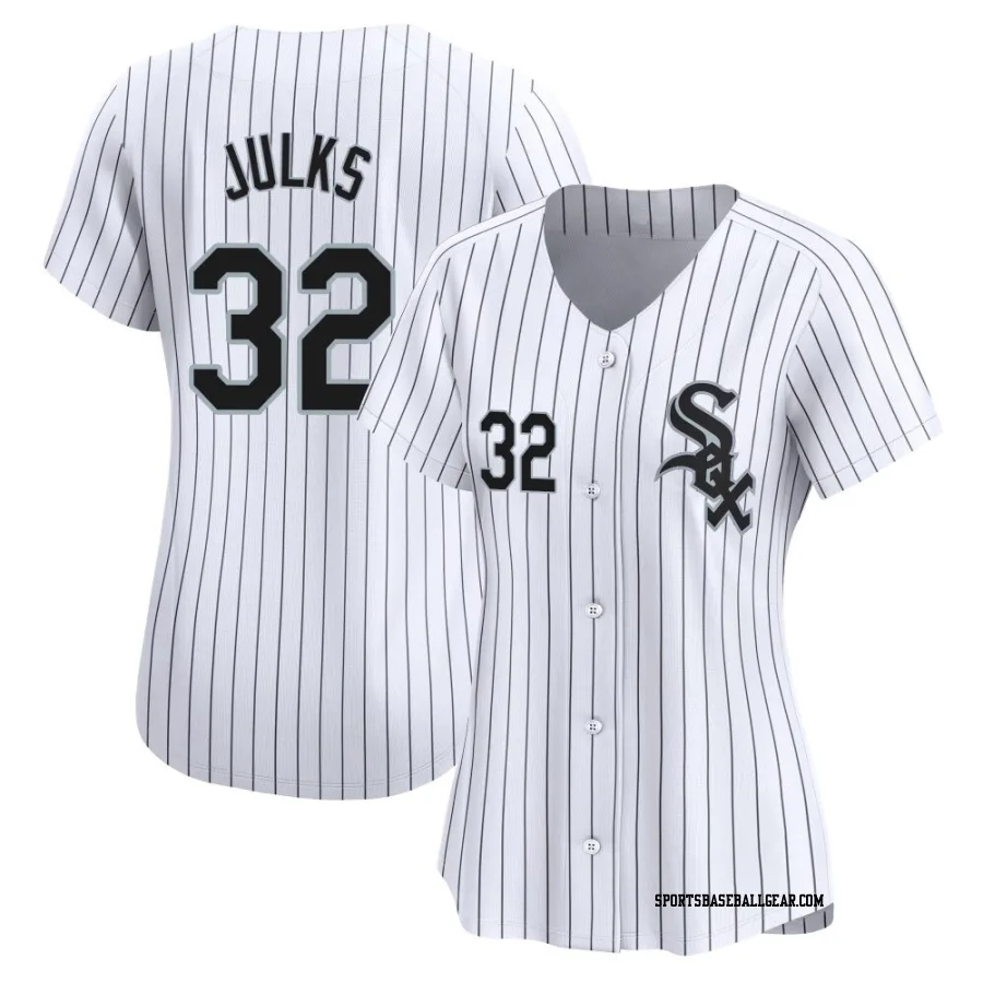Corey Julks Women's Chicago White Sox White Limited Home Jersey