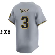 Corey Ray Youth Milwaukee Brewers Gray Limited Away Jersey