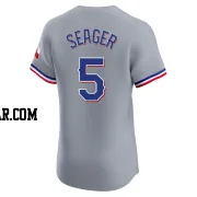 Corey Seager Men's Texas Rangers Gray Elite Road Jersey