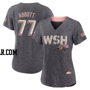Cory Abbott Women's Washington Nationals Gray Replica 2022 City Connect Jersey