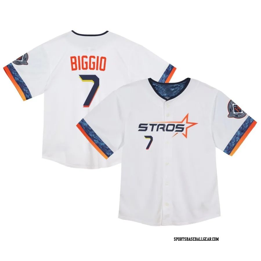 Craig Biggio Toddler Houston Astros White Limited 2025 City Connect Jersey