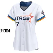 Craig Biggio Women's Houston Astros White Limited 2025 City Connect Jersey