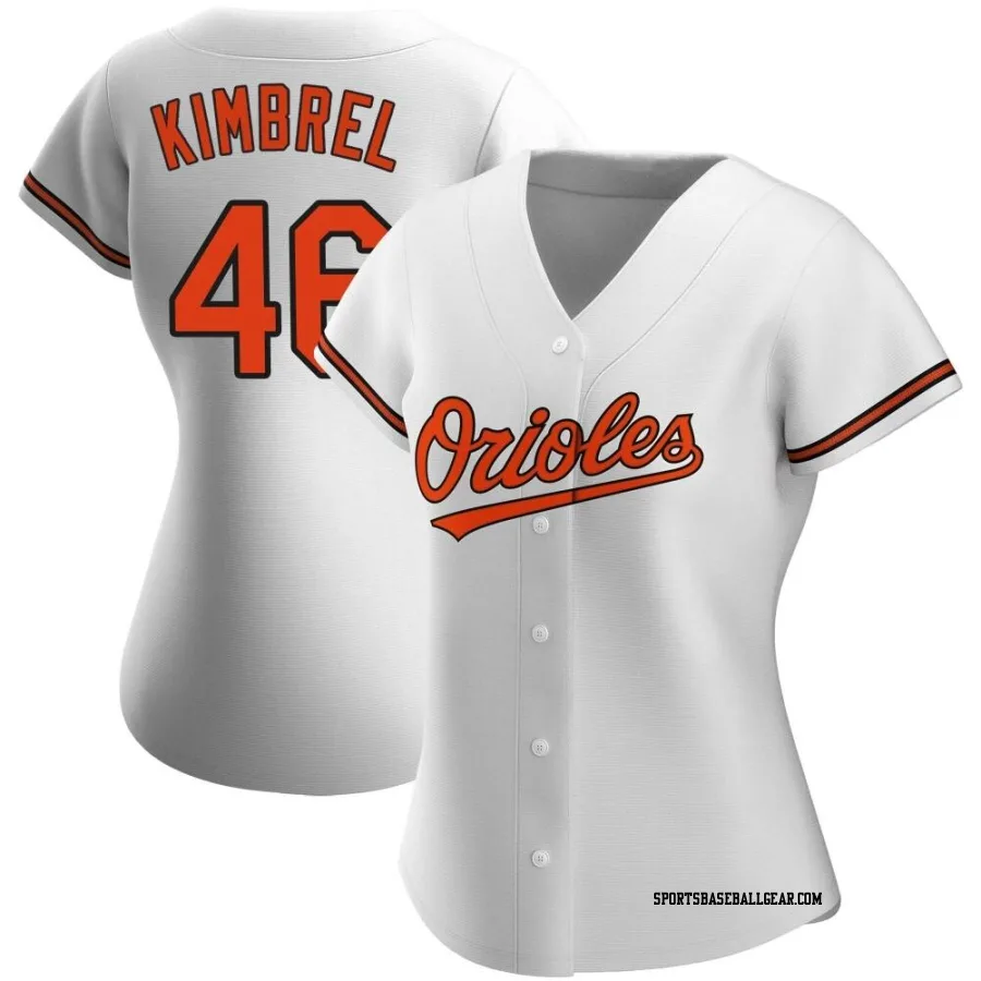 Craig Kimbrel Women's Baltimore Orioles White Authentic Home Jersey