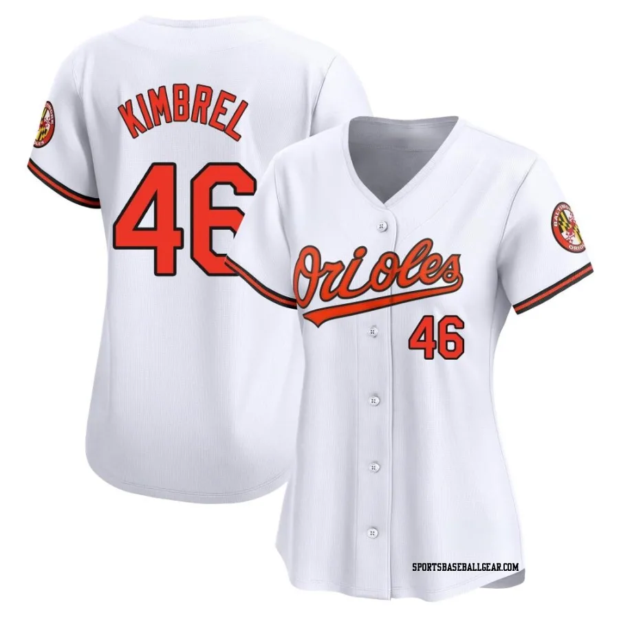 Craig Kimbrel Women's Baltimore Orioles White Limited Home Jersey