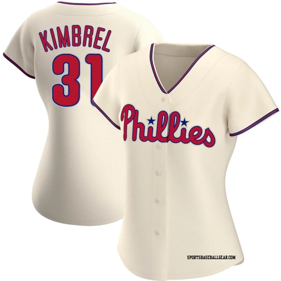 Craig Kimbrel Women's Philadelphia Phillies Cream Authentic Alternate Jersey