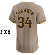 Craig Stammen Men's San Diego Padres Brown Elite Alternate Jersey
