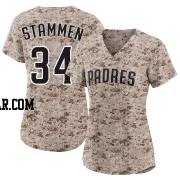 Craig Stammen Women's San Diego Padres Camo Limited 2nd Alternate Jersey