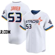 Cristian Javier Youth Houston Astros White Limited 2025 City Connect Jersey
