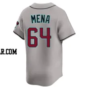 Cristian Mena Youth Arizona Diamondbacks Gray Limited Alternate Jersey