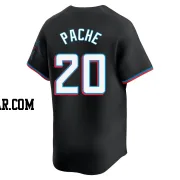 Cristian Pache Men's Miami Marlins Black Limited Alternate Jersey