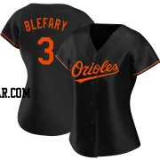 Curt Blefary Women's Baltimore Orioles Black Replica Alternate Jersey