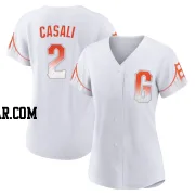 Curt Casali Women's San Francisco Giants White Authentic 2021 City Connect Jersey