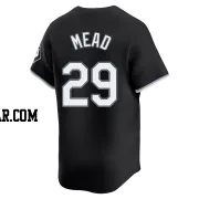 Curtis Mead Men's Chicago White Sox Black Limited Alternate Jersey