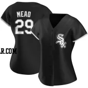 Curtis Mead Women's Chicago White Sox Black Authentic Alternate Jersey