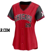 Curtis Mead Women's Chicago White Sox Red/Black Limited 2025 City Connect Jersey