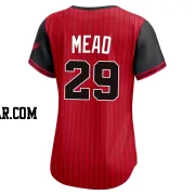 Curtis Mead Women's Chicago White Sox Red/Black Limited 2025 City Connect Jersey