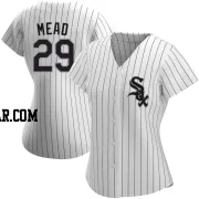 Curtis Mead Women's Chicago White Sox White Authentic Home Jersey